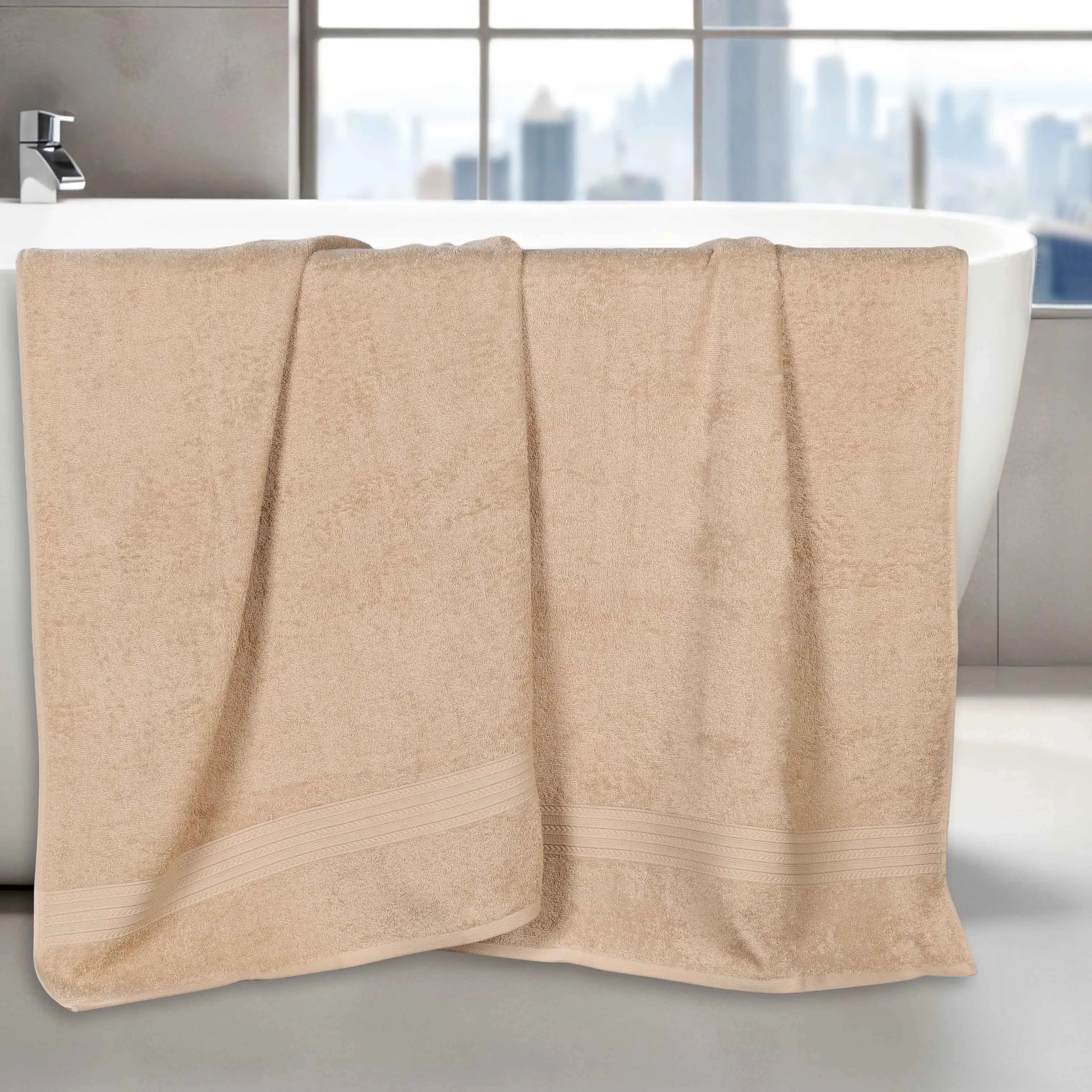 Eco-Friendly Ring Spun Cotton Towel Set Collection