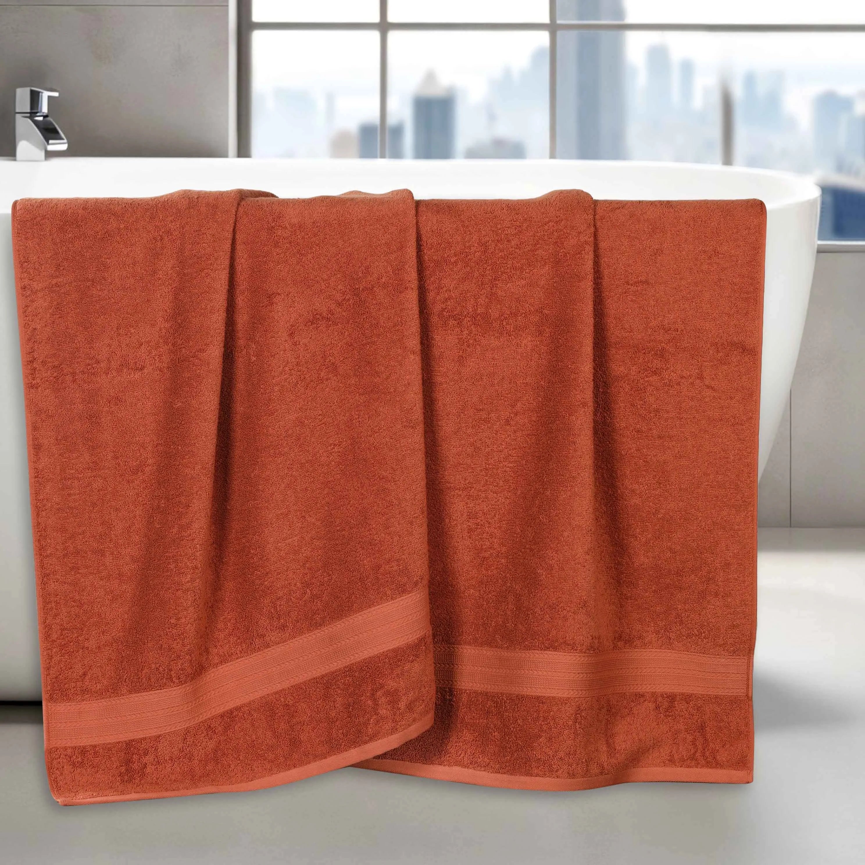 Eco-Friendly Ring Spun Cotton Towel Set Collection