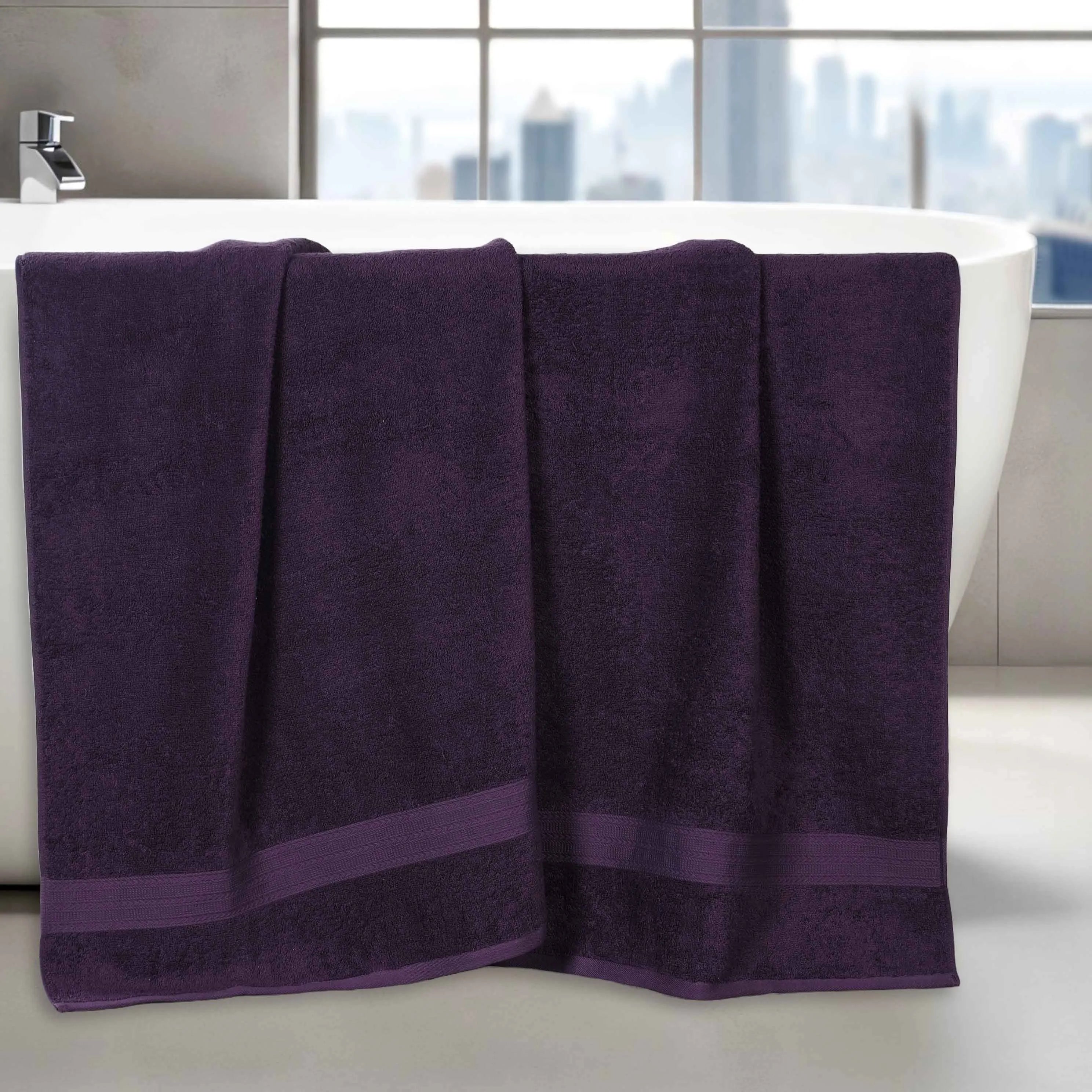 Eco-Friendly Ring Spun Cotton Towel Set Collection