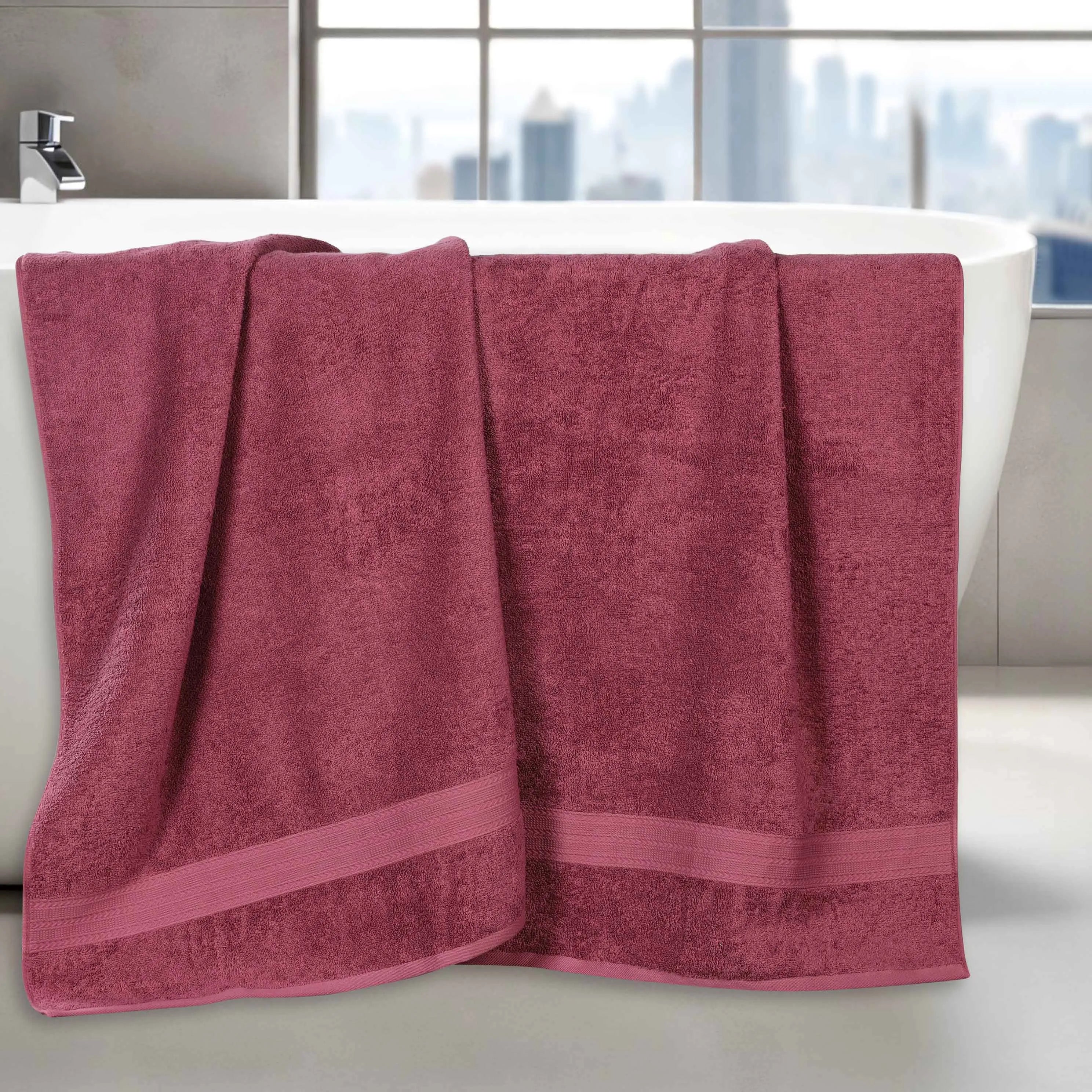 Eco-Friendly Ring Spun Cotton Towel Set Collection