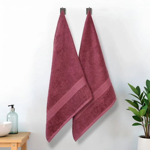 Eco-Friendly Ring-Spun Cotton 2-Piece Bath Sheet Set