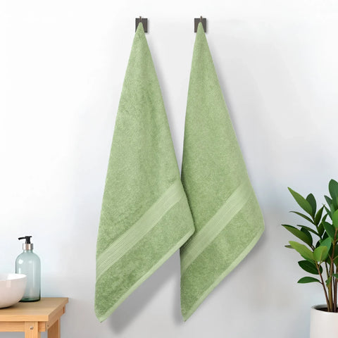 Eco-Friendly Ring-Spun Cotton 2-Piece Bath Sheet Set