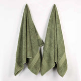 Oregon Organic Cotton Medium Weight Solid Bath Sheet, Set of 2