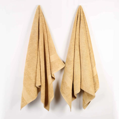 Oregon Organic Cotton Medium Weight Solid Bath Sheet, Set of 2