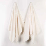 Oregon Organic Cotton Medium Weight Solid Bath Sheet, Set of 2