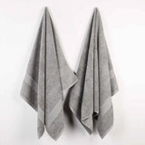 Oregon Organic Cotton Medium Weight Solid Bath Sheet, Set of 2