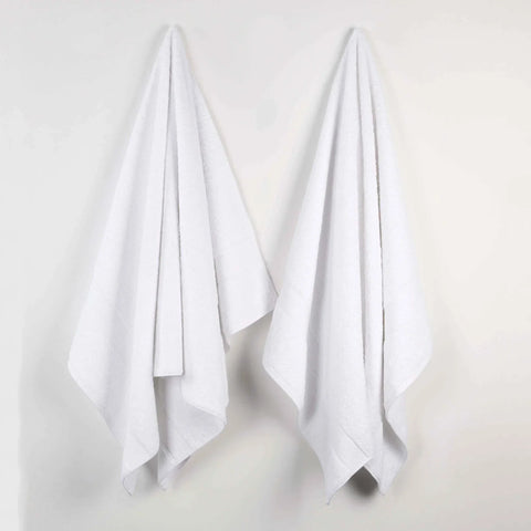 Oregon Organic Cotton Medium Weight Solid Bath Sheet, Set of 2