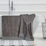 Rayon from Bamboo Eco-Friendly Fluffy Soft Solid Bath Sheet Set of 2