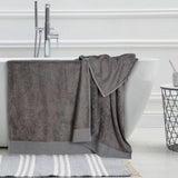 Rayon from Bamboo Eco-Friendly Fluffy Soft Solid Bath Sheet Set of 2