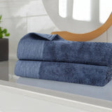 Rayon from Bamboo Eco-Friendly Fluffy Soft Solid Bath Sheet Set of 2