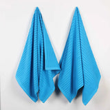 Soho Ribbed Cotton Absorbent 2 Piece Bath Sheet Towel Set