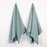 Soho Ribbed Cotton Absorbent 2 Piece Bath Sheet Towel Set