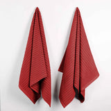 Soho Ribbed Cotton Absorbent 2 Piece Bath Sheet Towel Set