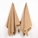 Soho Ribbed Cotton Absorbent 2 Piece Bath Sheet Towel Set