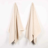 Soho Ribbed Cotton Absorbent 2 Piece Bath Sheet Towel Set