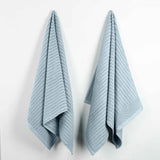 Soho Ribbed Cotton Absorbent 2 Piece Bath Sheet Towel Set