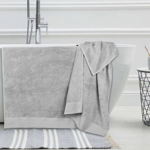 Rayon from Bamboo Eco-Friendly Fluffy Soft Solid Bath Sheet Set of 2