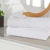 Rayon from Bamboo Eco-Friendly Fluffy Soft Solid Bath Sheet Set of 2