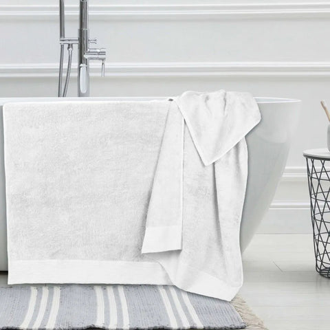 Rayon from Bamboo Eco-Friendly Fluffy Soft Solid Bath Sheet Set of 2