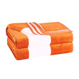 Cabana Stripe Oversized Cotton Beach Towel Sets