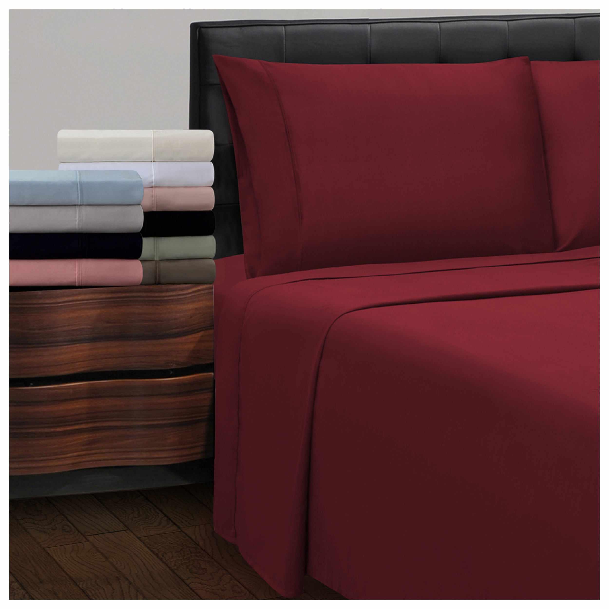 300 Thread Count Cotton Antimicrobial Solid Deep Pocket Sheet Set