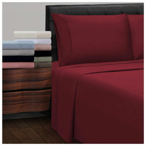 300 Thread Count Cotton Antimicrobial Solid Deep Pocket Sheet Set