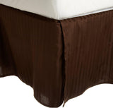 300 Thread Count Egyptian Cotton 15" Drop Striped Bed Skirt
