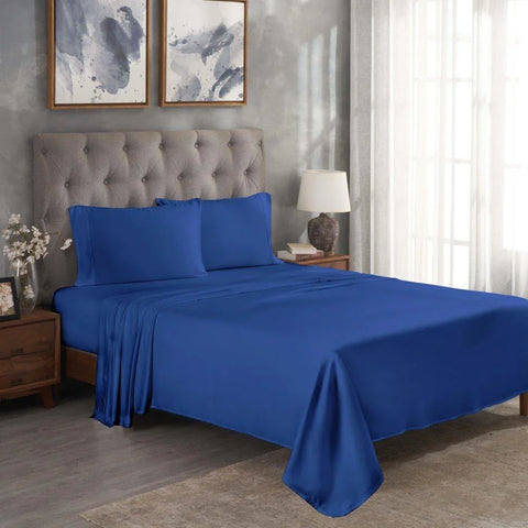 300 Thread Count Modal Sheets Set – Made from Beechwood, Solid Deep Pocket