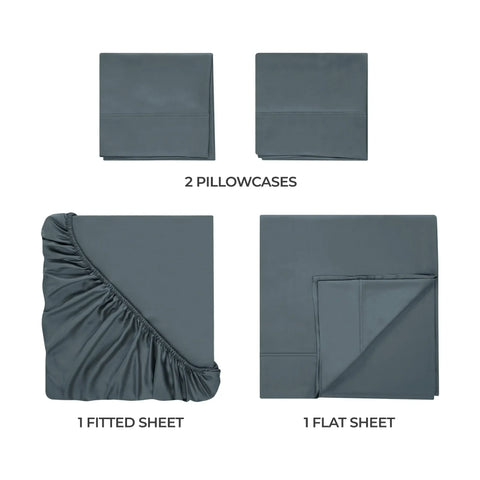 Rayon From Bamboo 300 Thread Count Solid Deep Pocket Sheet Set