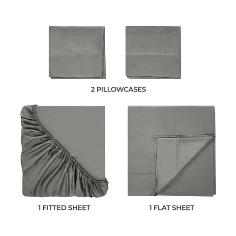 Rayon From Bamboo 300 Thread Count Solid Deep Pocket Sheet Set