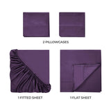 Rayon From Bamboo 300 Thread Count Solid Deep Pocket Sheet Set