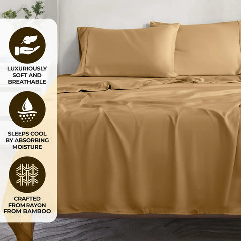 300 Thread Count Rayon from Bamboo 2 Piece Pillowcase Set