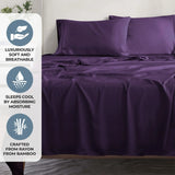 300 Thread Count Rayon from Bamboo 2 Piece Pillowcase Set