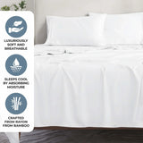 300 Thread Count Rayon from Bamboo 2 Piece Pillowcase Set