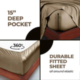 Rayon From Bamboo 300 Thread Count Solid Deep Pocket Sheet Set