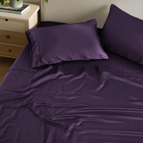 Rayon From Bamboo 300 Thread Count Solid Deep Pocket Sheet Set