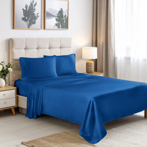 Rayon From Bamboo 300 Thread Count Solid Deep Pocket Sheet Set