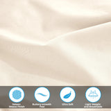 Egyptian Cotton 300 Thread Count Solid Deep Pocket Sheet Set