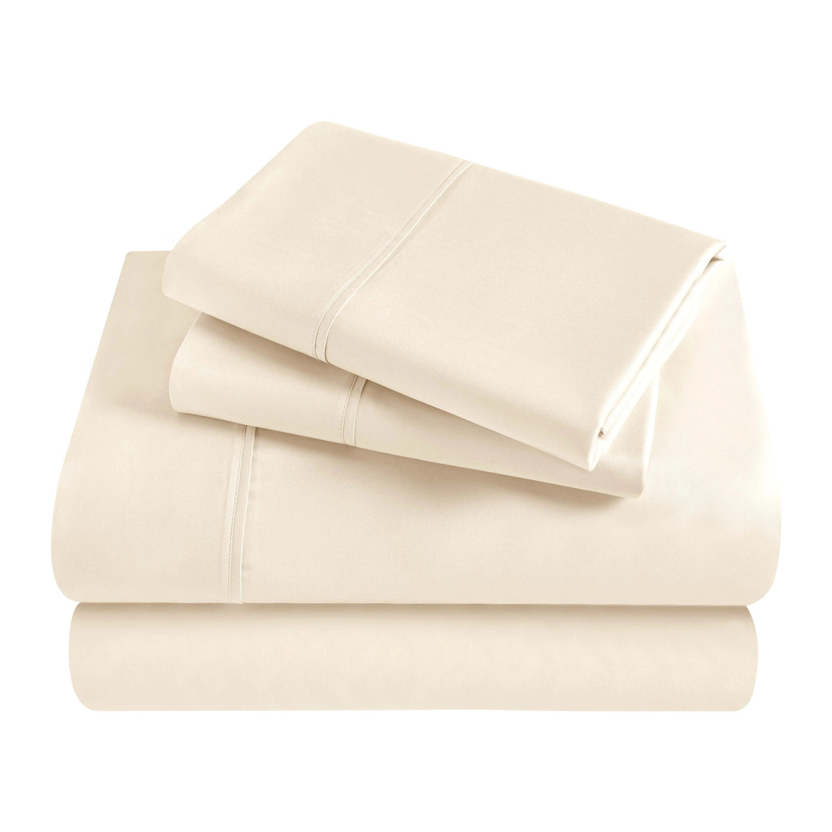 Egyptian Cotton 300 Thread Count Solid Deep Pocket Bed Sheet Set