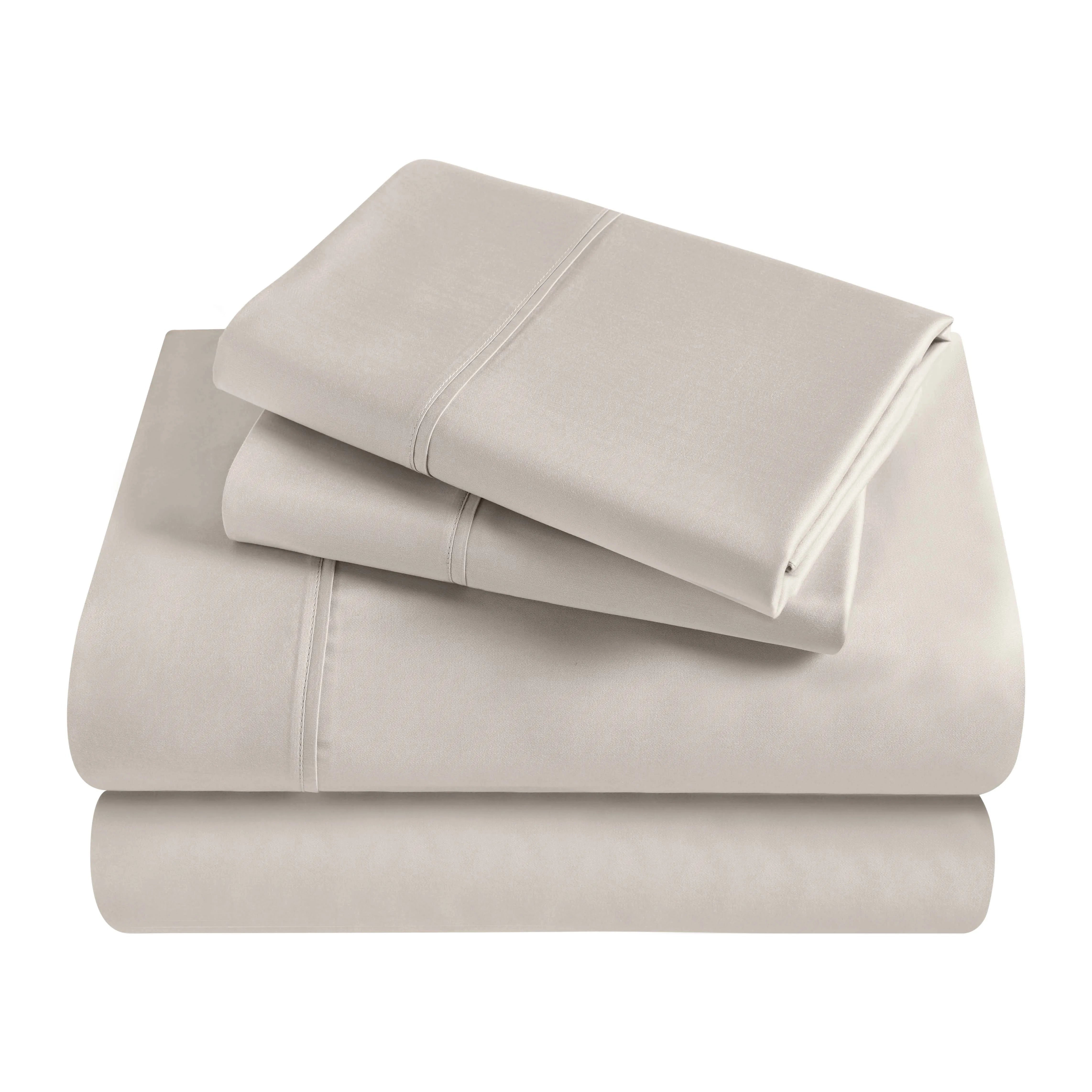Egyptian Cotton 300 Thread Count Solid Deep Pocket Sheet Set