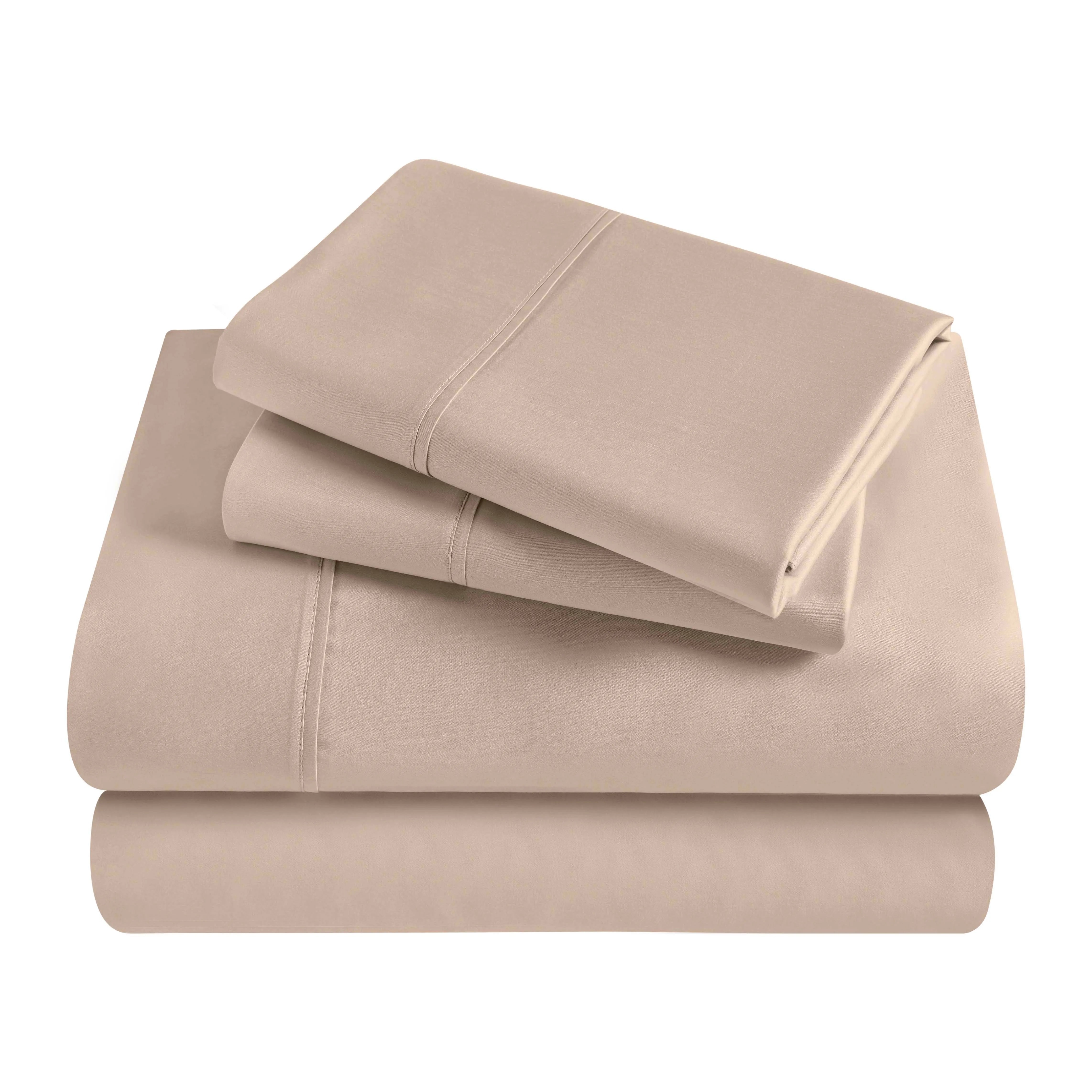 Egyptian Cotton 300 Thread Count Solid Deep Pocket Sheet Set