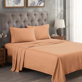 Egyptian Cotton 300 Thread Count Solid Deep Pocket Sheet Set