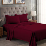 Egyptian Cotton 300 Thread Count Solid Deep Pocket Sheet Set