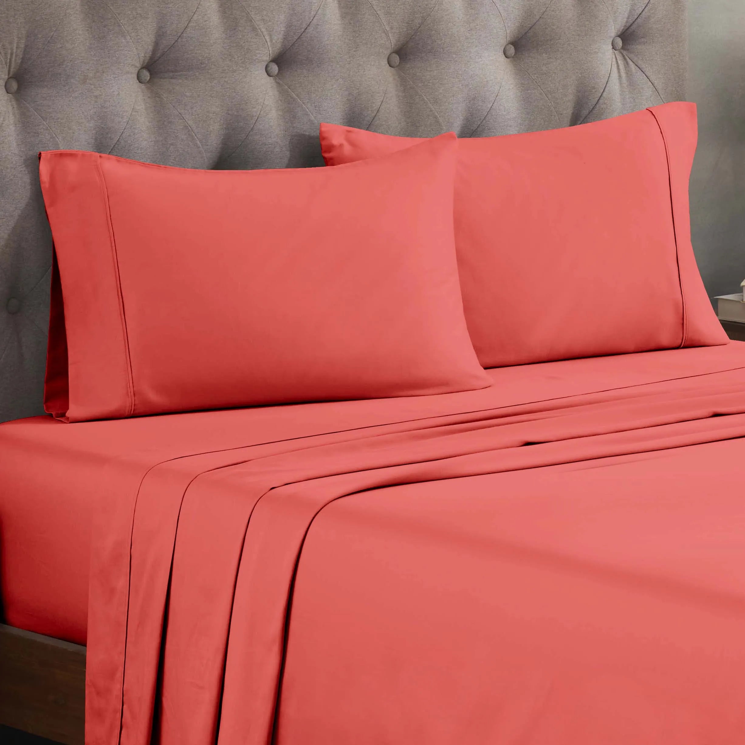 Egyptian Cotton 300 Thread Count Solid Deep Pocket Sheet Set