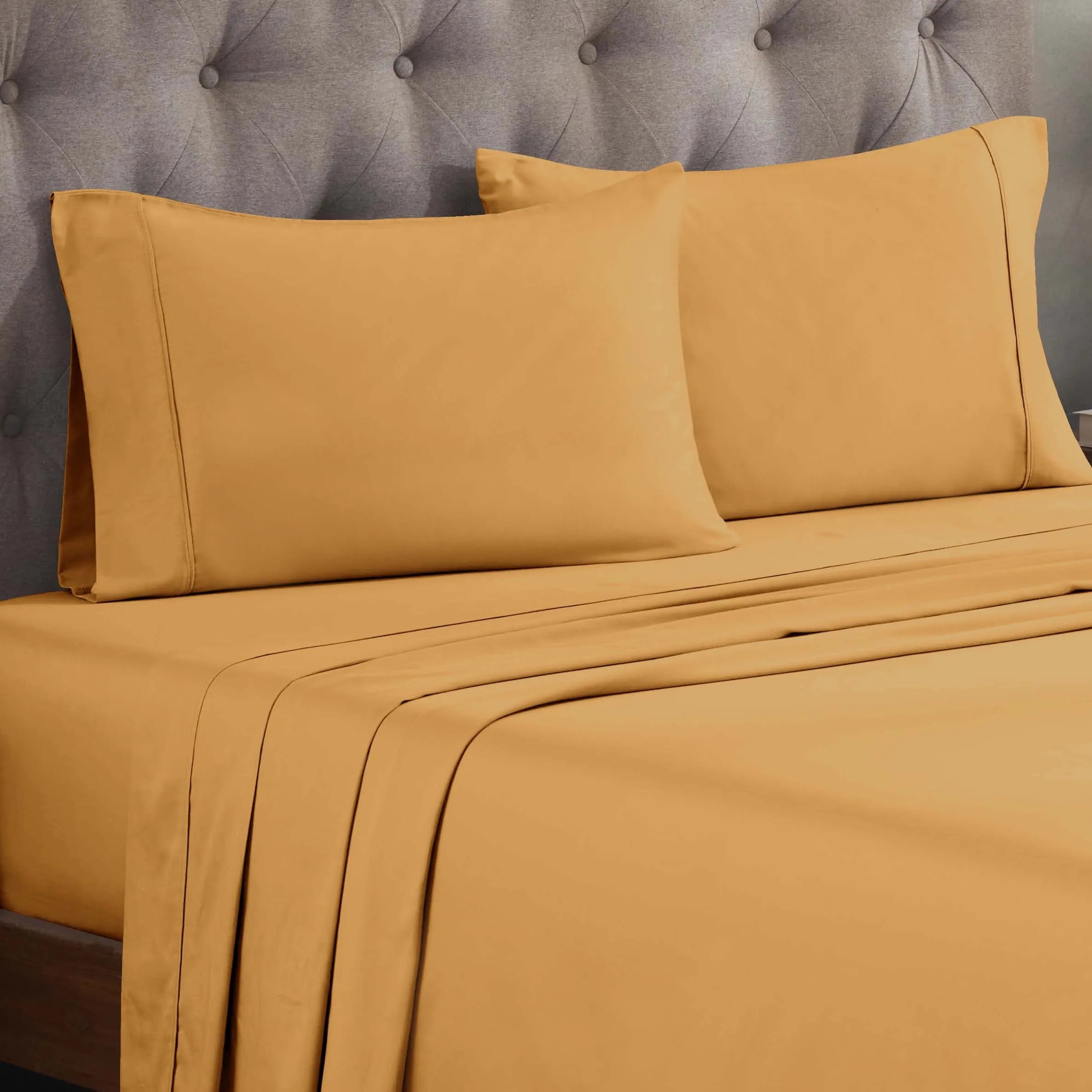 Egyptian Cotton 300 Thread Count Solid Deep Pocket Sheet Set
