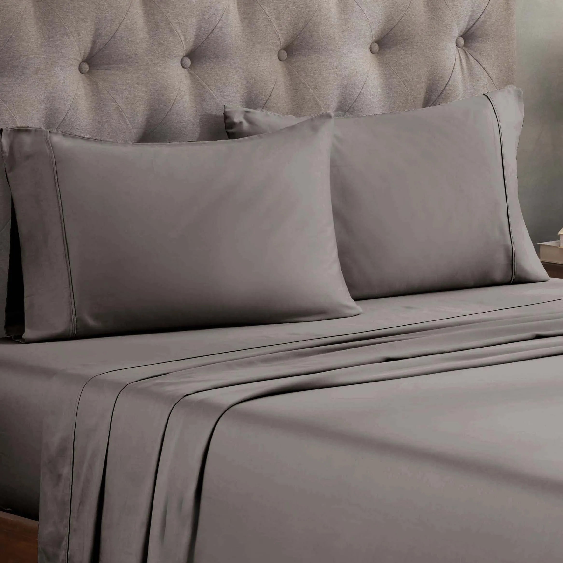 Egyptian Cotton 300 Thread Count Solid Deep Pocket Sheet Set