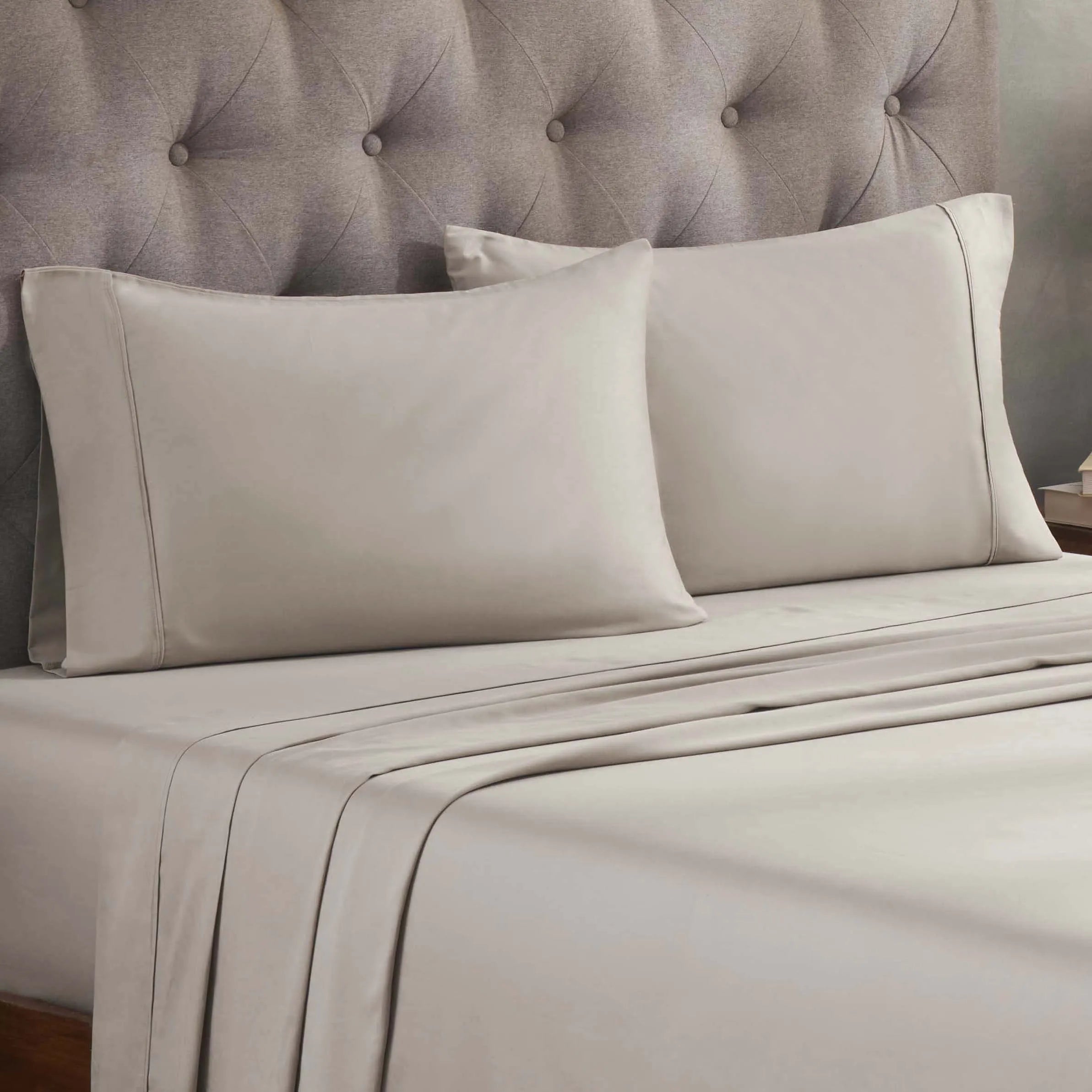 Egyptian Cotton 300 Thread Count Solid Deep Pocket Sheet Set