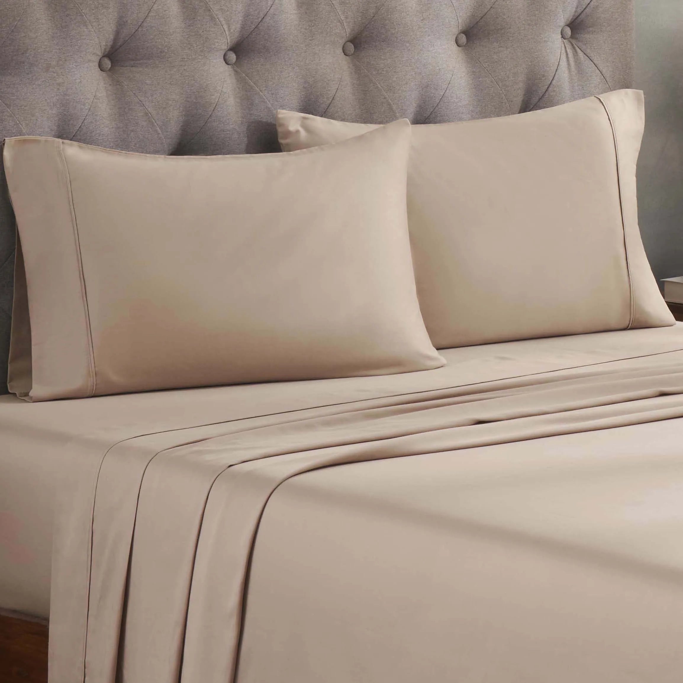 Egyptian Cotton 300 Thread Count Solid Deep Pocket Sheet Set