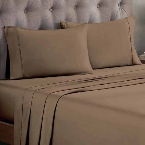 300 Thread Count Egyptian Cotton Sateen Bed Sheet Set