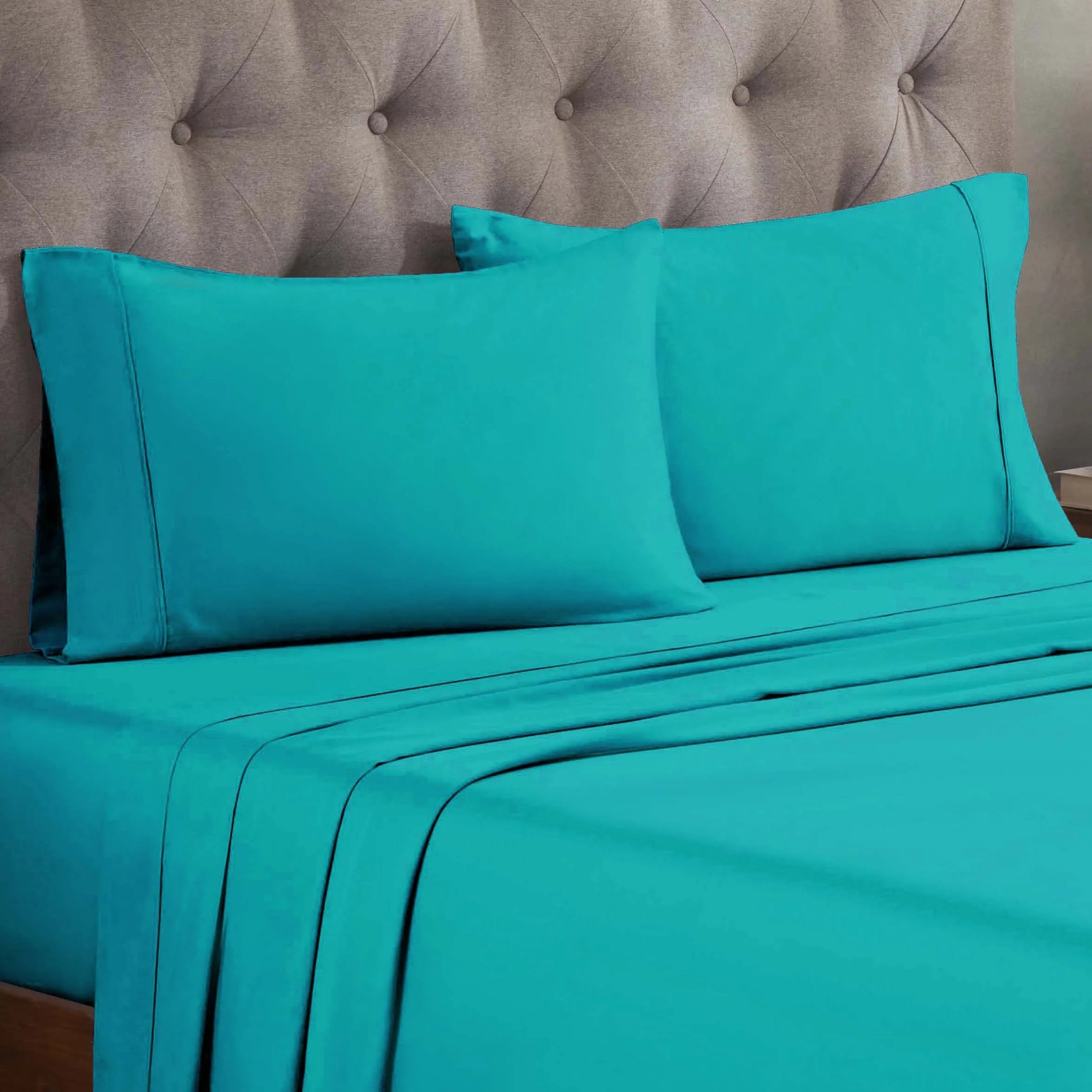 Egyptian Cotton 300 Thread Count Solid Deep Pocket Sheet Set